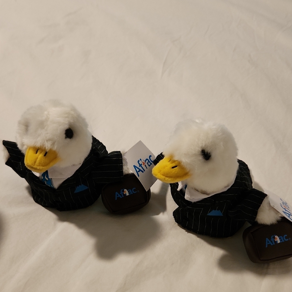 Aflac Duck Plush Toys in Suits